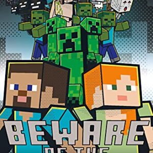 Trends International Minecraft-Beware of The Dark Wall Poster, 22.375" x 34", Unframed Version