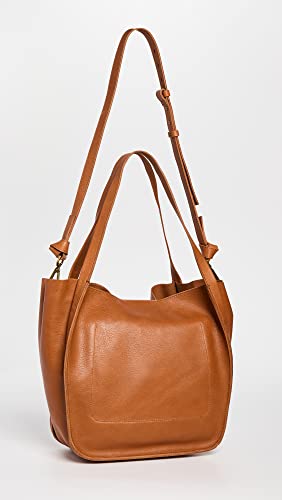 Madewell Women's Sydney Tote, Burnished Caramel, Brown, Tan, One Size