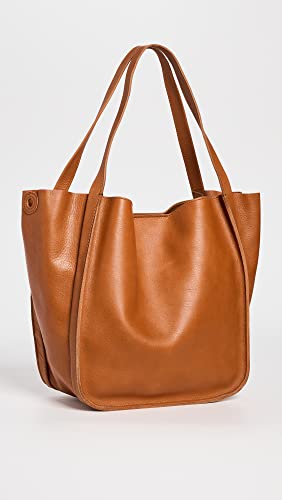 Madewell Women's Sydney Tote, Burnished Caramel, Brown, Tan, One Size