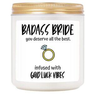 bride to be gift, bride gift, bridal shower gift, badass bride soy candle – bride, bachelorette gift for her, bride, women – engagement, wedding gifts – bride gift for wedding day, bachelorette party