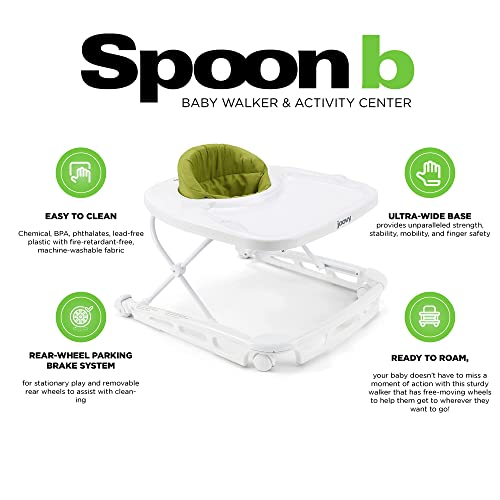 Joovy Spoon B Baby Walker with Brake, Black-Footed Ferret National Park Foundation Edition