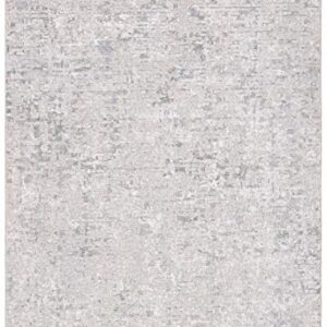 SAFAVIEH Webster Collection 4' x 6' Grey/Beige WBS310G Distressed Premium Viscose Area Rug