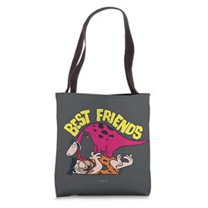 the flintstones dino fred best friends tote bag