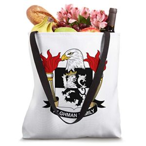 Tilghman Coat of Arms - Family Crest Tote Bag