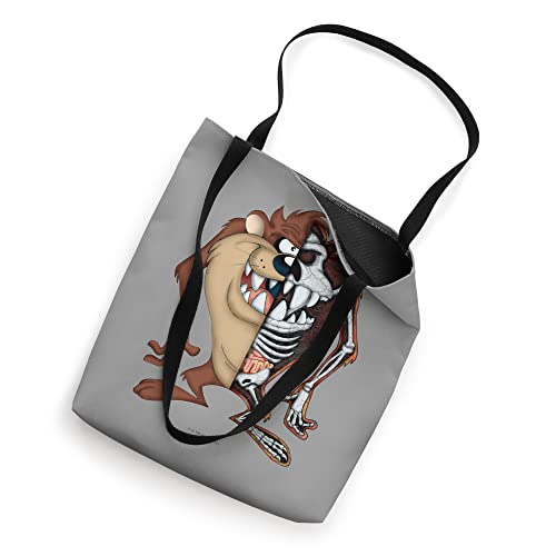 Looney Tunes Taz Half Skeleton Tote Bag