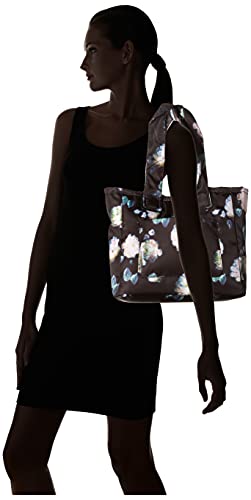 Anne Klein Soft Nylon Shoulder Tote, Floral