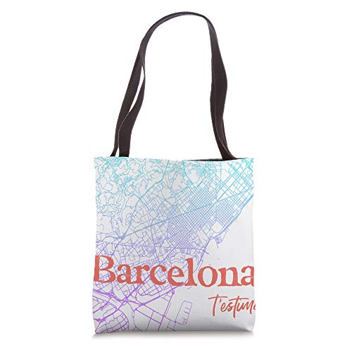 Barcelona T'estimo, I Love You, Catalan, Spain Souvenir Tote Bag