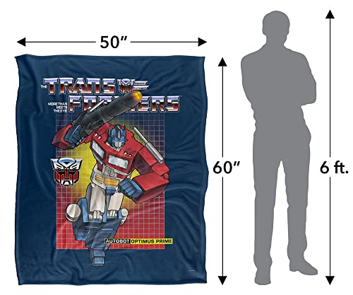 Transformers Optimus Prime Silky Touch Super Soft Throw Blanket 50" x 60"