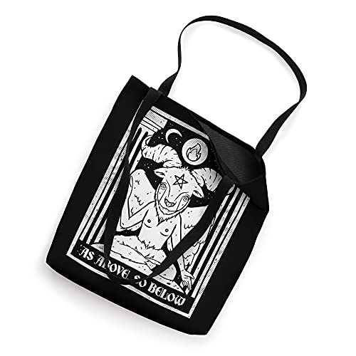 Baphomet Occult As Above So Below Satan Devil Satanist Tote Bag