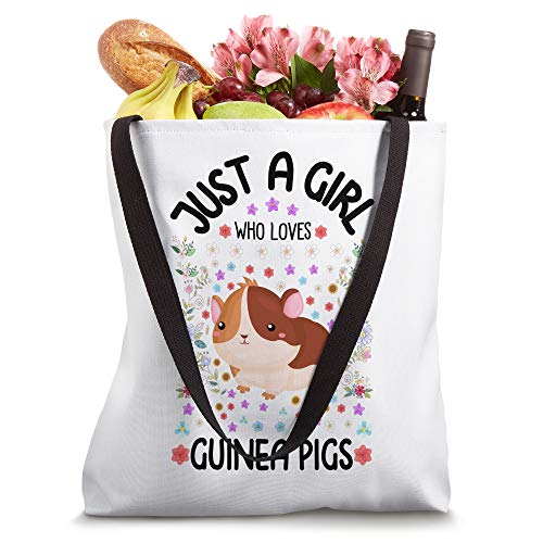 Kids Funny Guinea Pig Gift Just A Girl Who Loves Guinea Pigs Tote Bag