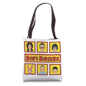 Bob's Burgers Belcher Squares Tote Bag