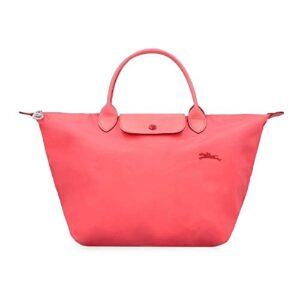 longchamp women’s le pliage top handle bag medium pomegranite