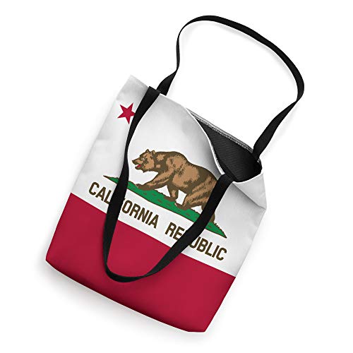 California Bear Republic State Flag Tote Bag