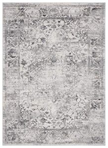 united weavers of america, austin clark blue accent rug classic indoor rug with jute backing. transitional rugs, grey, 1’11” x 3′ (4540 20472 24)