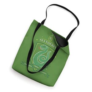 Harry Potter Hand Drawn Slytherin Shield Tote Bag