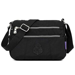 mintegra shoulder bag for women waterproof crossbody purses lightweight nylon work travel purse messenger bag