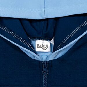 Bluey Toddler Boys Fleece Half Zip Hoodie 2T Blue