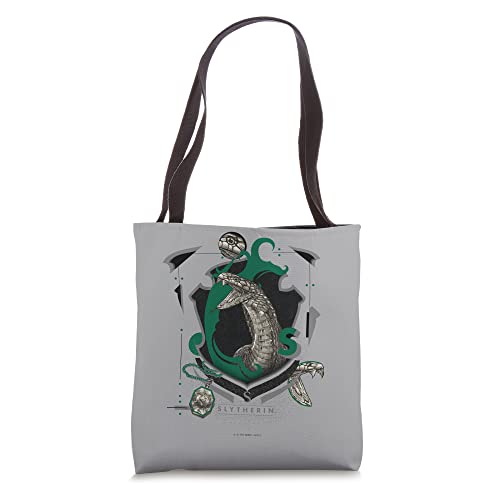 Harry Potter Slytherin Shield Realistic Serpent Tote Bag