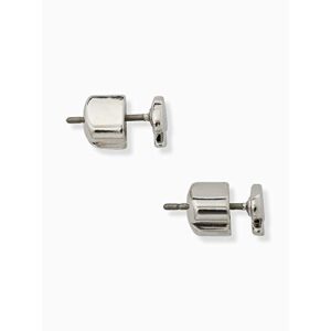 Kate Spade New York Signature Spade Mini Studs (Silver)