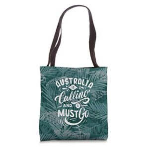 Moving To Australia Gift Australian Souvenir Tote Bag