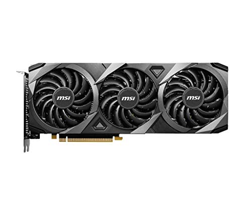 MSI Gaming GeForce RTX 3060 12GB 15 Gbps GDRR6 192-Bit HDMI/DP PCIe 4 Torx Triple Fan Ampere OC Graphics Card (RTX 3060 Ventus 3X 12G OC)