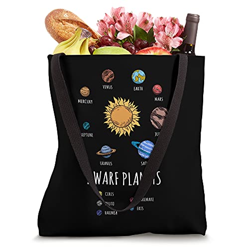 Solar System Dwarf Planets Outer Space Astronaut Tote Bag