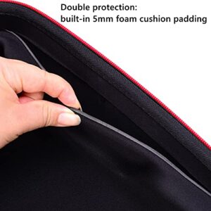 Double-Layer Design Protective Compatible with ps5 Carrying Case,Hard Shell Have Cushion Padding Travel Storage Bag Compatible with Playstation 5 Digital Edition/Disc game Consoles,Waterproof and Shockproof.