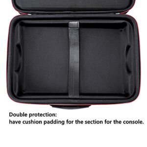 Double-Layer Design Protective Compatible with ps5 Carrying Case,Hard Shell Have Cushion Padding Travel Storage Bag Compatible with Playstation 5 Digital Edition/Disc game Consoles,Waterproof and Shockproof.