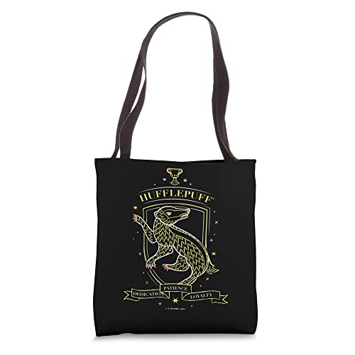 Harry Potter Hand Drawn Hufflepuff Shield Tote Bag