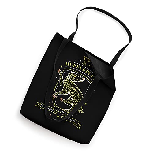 Harry Potter Hand Drawn Hufflepuff Shield Tote Bag