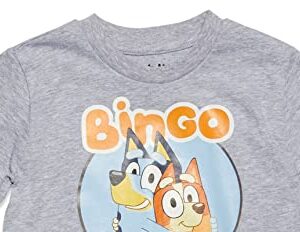 Bluey Bingo Little Boys Graphic T-Shirt [ColorTag1] 5-6 Grey