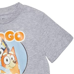 Bluey Bingo Little Boys Graphic T-Shirt [ColorTag1] 5-6 Grey