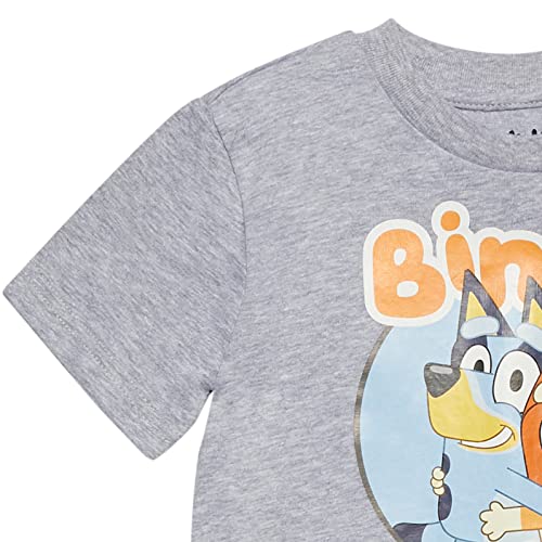 Bluey Bingo Little Boys Graphic T-Shirt [ColorTag1] 5-6 Grey