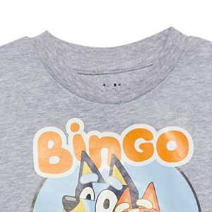 Bluey Bingo Little Boys Graphic T-Shirt [ColorTag1] 5-6 Grey