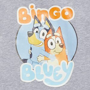 Bluey Bingo Little Boys Graphic T-Shirt [ColorTag1] 5-6 Grey