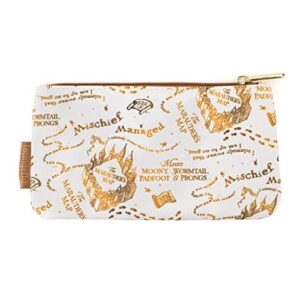 loungefly harry potter marauders map aop nylon pouch