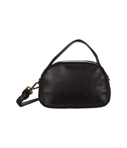 madewell the sydney zip top crossbody bag true black one size