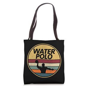retro water polo – vintage h2 polo waterpolo tote bag