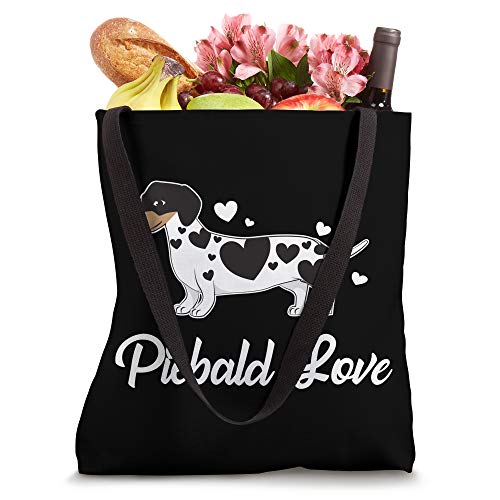 Piebald Love Wiener Dog Puppy Passion Tote Bag