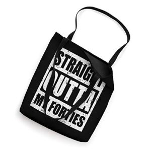 50th Birthday, Straight Outta My Forties Men Women 50 Years Tote Bag