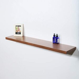 DAVEE Modern and Contemporary JD Walnut Floating Shelf，Perfect for Bedroom, Bathroom, Living Room and Kitchen Decoration