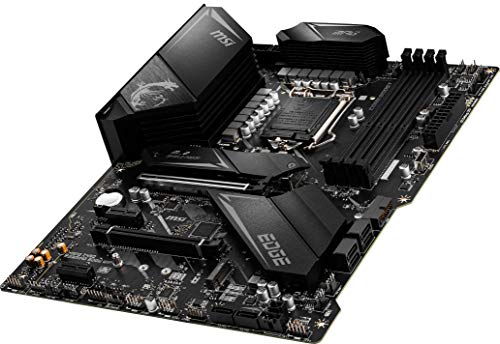 MSI MPG Z490 GAMING EDGE WIFI ATX Gaming Motherboard (10th Gen Intel Core, LGA 1200 Socket, DDR4, CF, Dual M.2 Slots, USB 3.2 Gen 2, Wi-Fi 6, DP/HDMI, Mystic Light RGB)