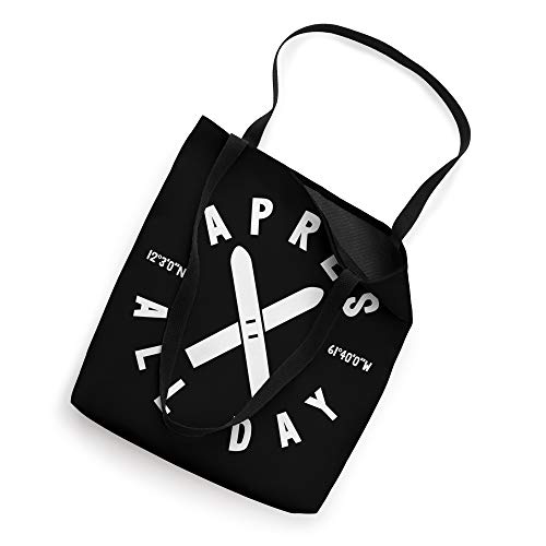 Apres Ski All Day Ski Cool Skier Winter Sports Skiing Gift Tote Bag