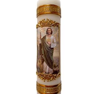 San Judas Tadeo Candle Jude The Apostle Difficult Situations Prayer Cirio Vela de San Juditas