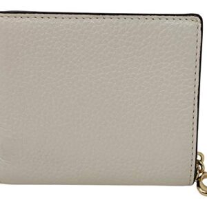 Coach Pebble Leather Snap Wallet Chalk Style No. C2862