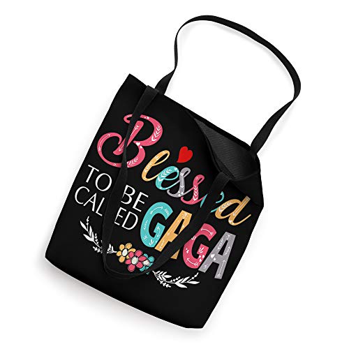 Blessed to be called Gaga Colorful For Grandma Tote Bag