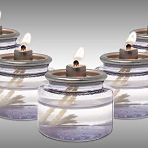 Hyoola Oil Candles - 8 Hour Liquid Candles - Disposable Liquid Paraffin Tea Lights - 24 Pack - for Restaurant Tables and Emergency Candles