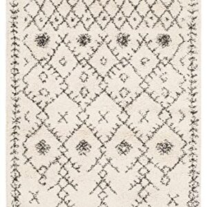 Mark&Day Area Rugs, 5x7 Macolm Bohemian/Global Charcoal Area Rug, Beige/Black/Cream Carpet for Living Room, Bedroom or Kitchen (5'3" x 7'3")