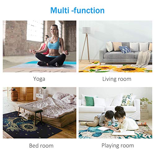 Gamer Controller Area Rugs Non-Slip Floor Mat Doormats Home Runner Rug Carpet for Bedroom Indoor Outdoor Kids Play Mat Nursery Throw Rugs Yoga Mat