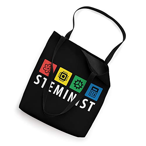 Steminist Gift Support STEM Programs Feminist Gifts Tote Bag